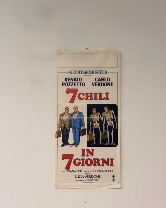 Locandina di cinema - 7 chili in 7 giorni