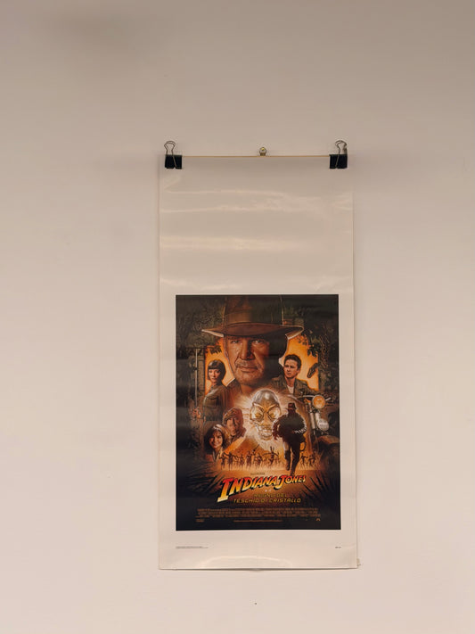 Locandina di cinema - Indiana Jones e il regno del teschio di cristallo