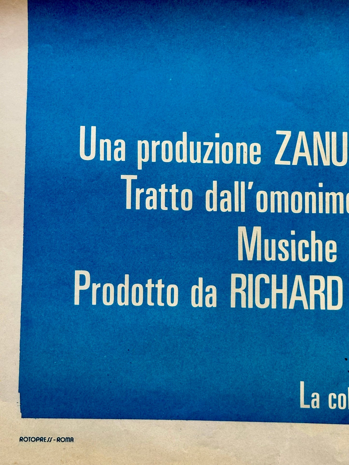 Manifesto originale di cinema - Lo squalo