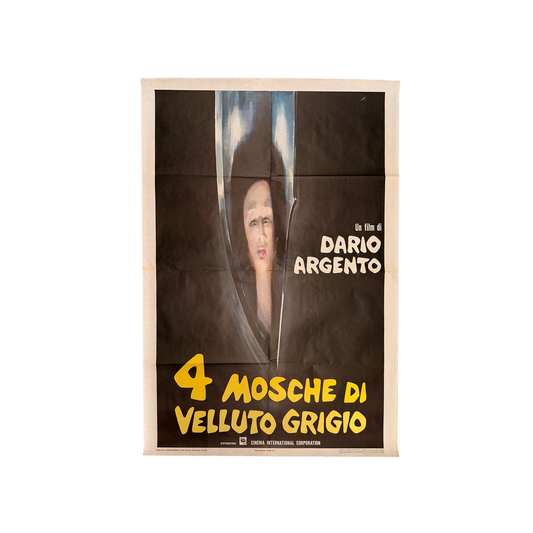 Manifesto di cinema - 4 Mosche di velluto Grigio - Dario Argento