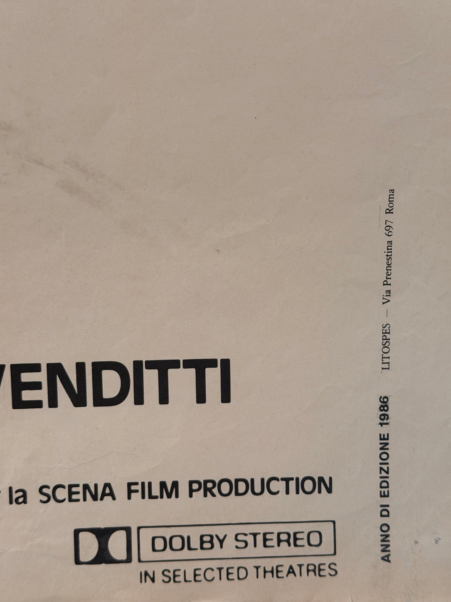 Manifesto di cinema - Troppo Forte
