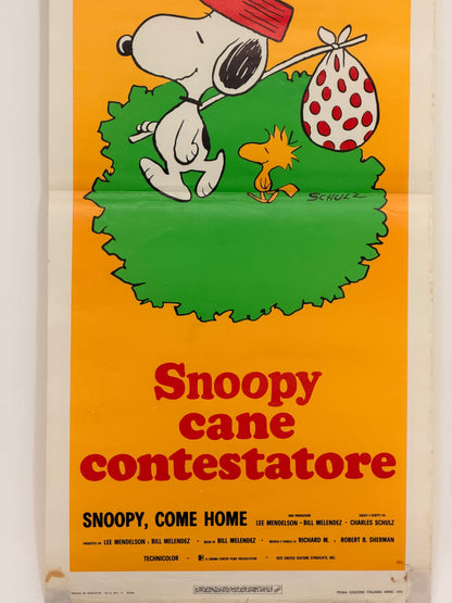 Locandina di cinema - Snoopy cane contestatore
