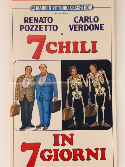 Locandina di cinema - 7 chili in 7 giorni