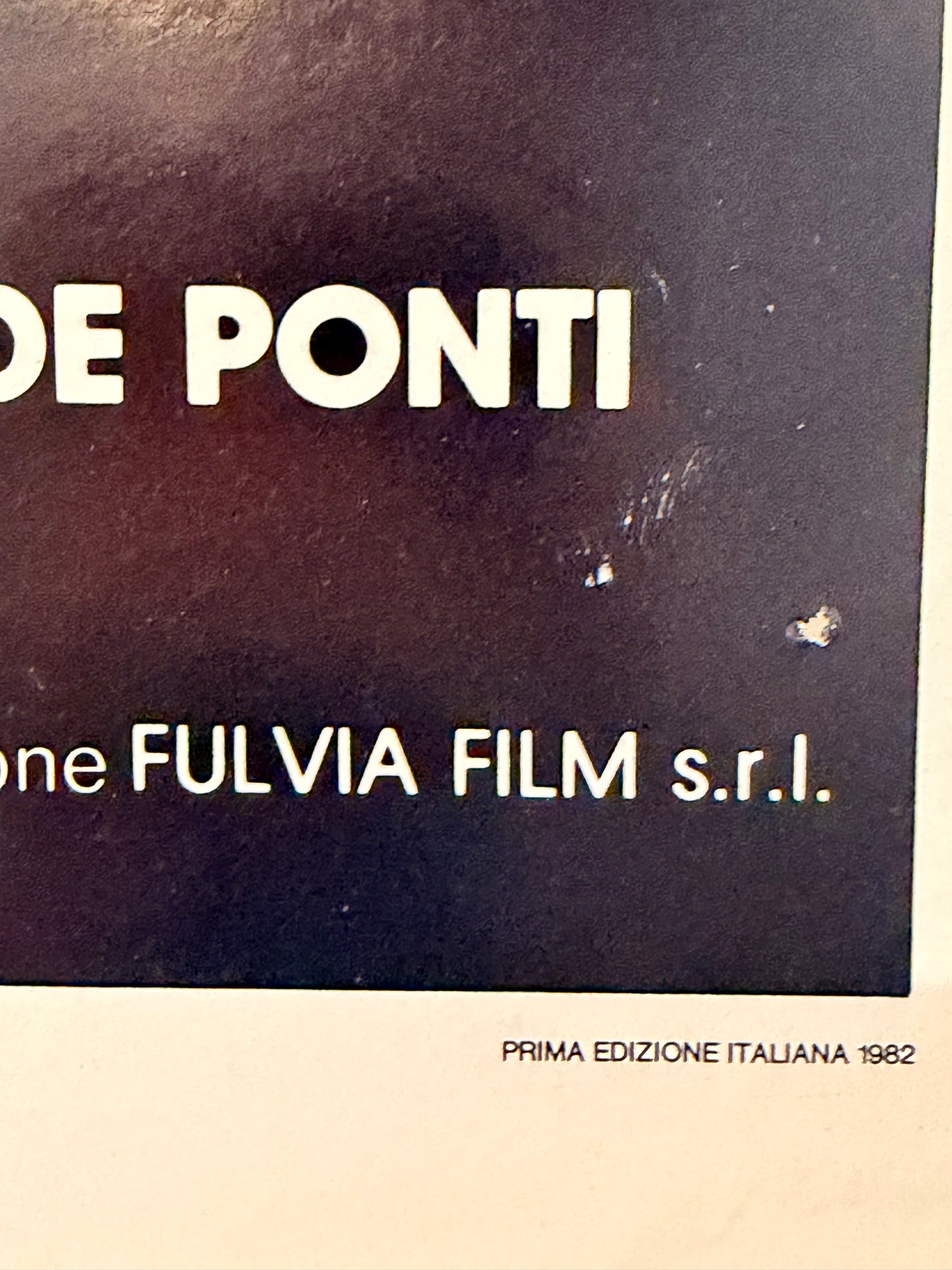 Locandina di cinema - Manhattan baby (Lucio Fulci)