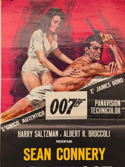 Locandina di cinema - 007 Thunderball - Sean Connery