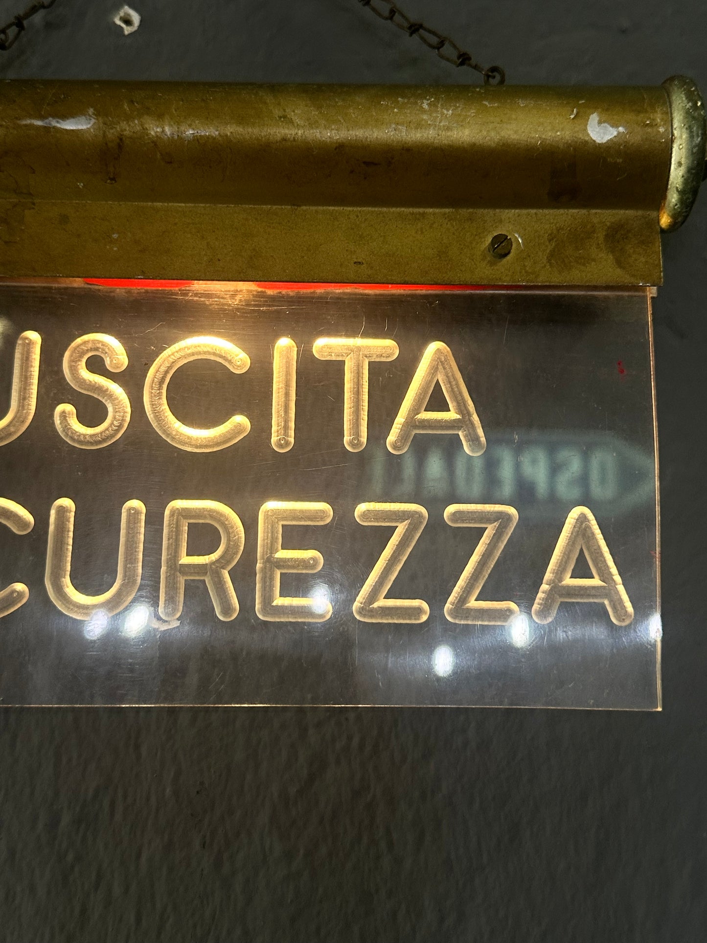 Insegna luminosa - Uscita sicurezza