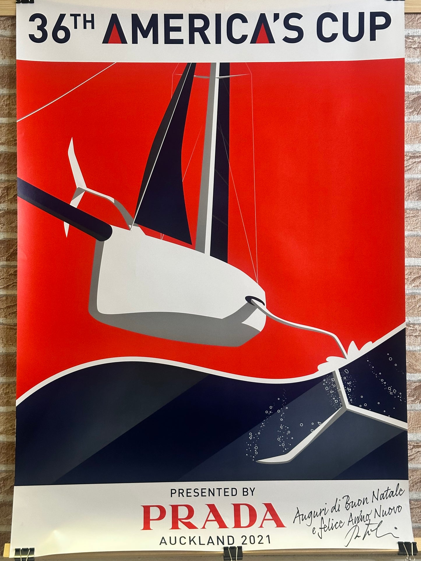 Manifesto pubblicitario originale - Prada America’s Cup