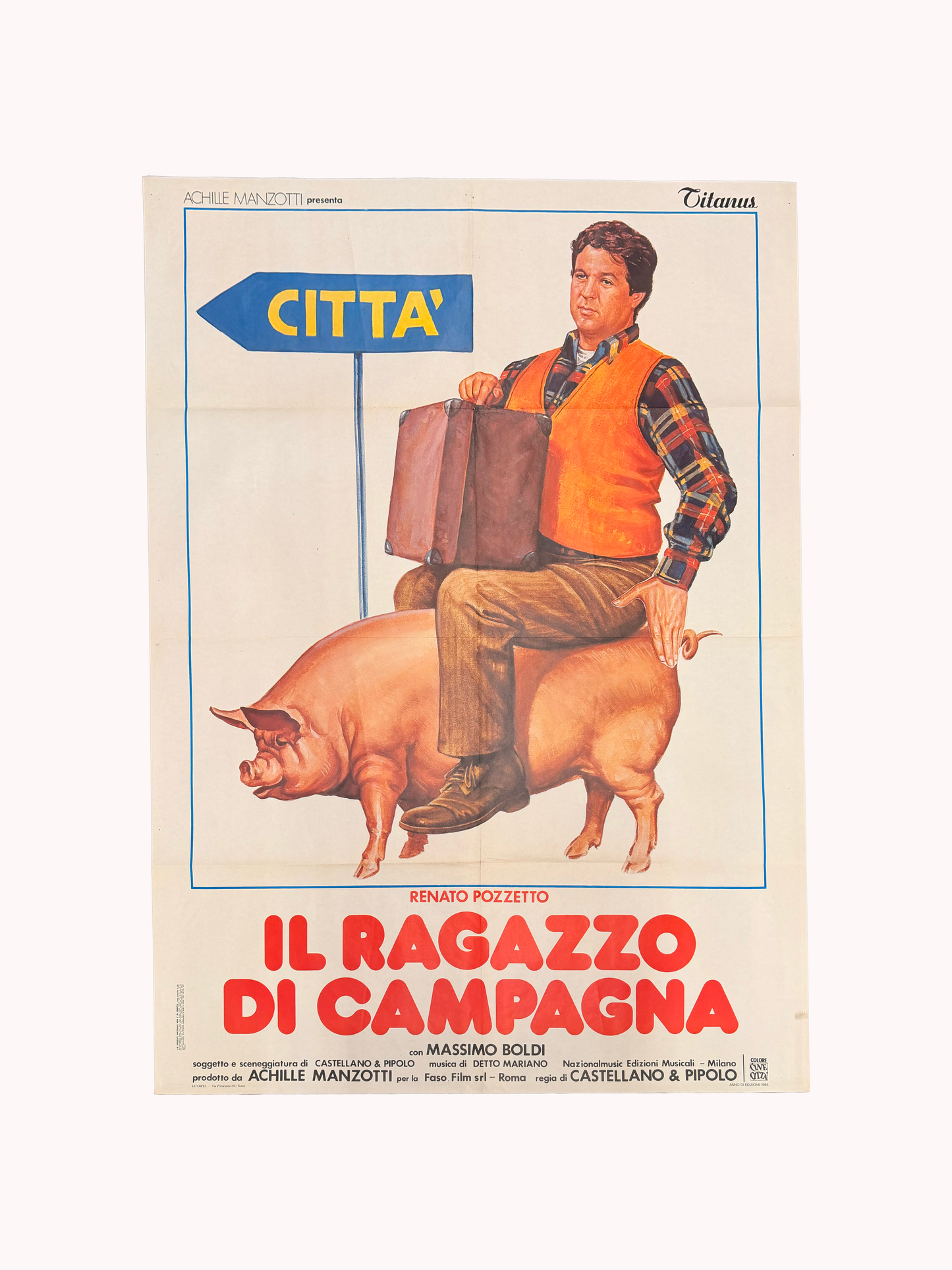 Manifesto di cinema - Ragazzo di Campagna