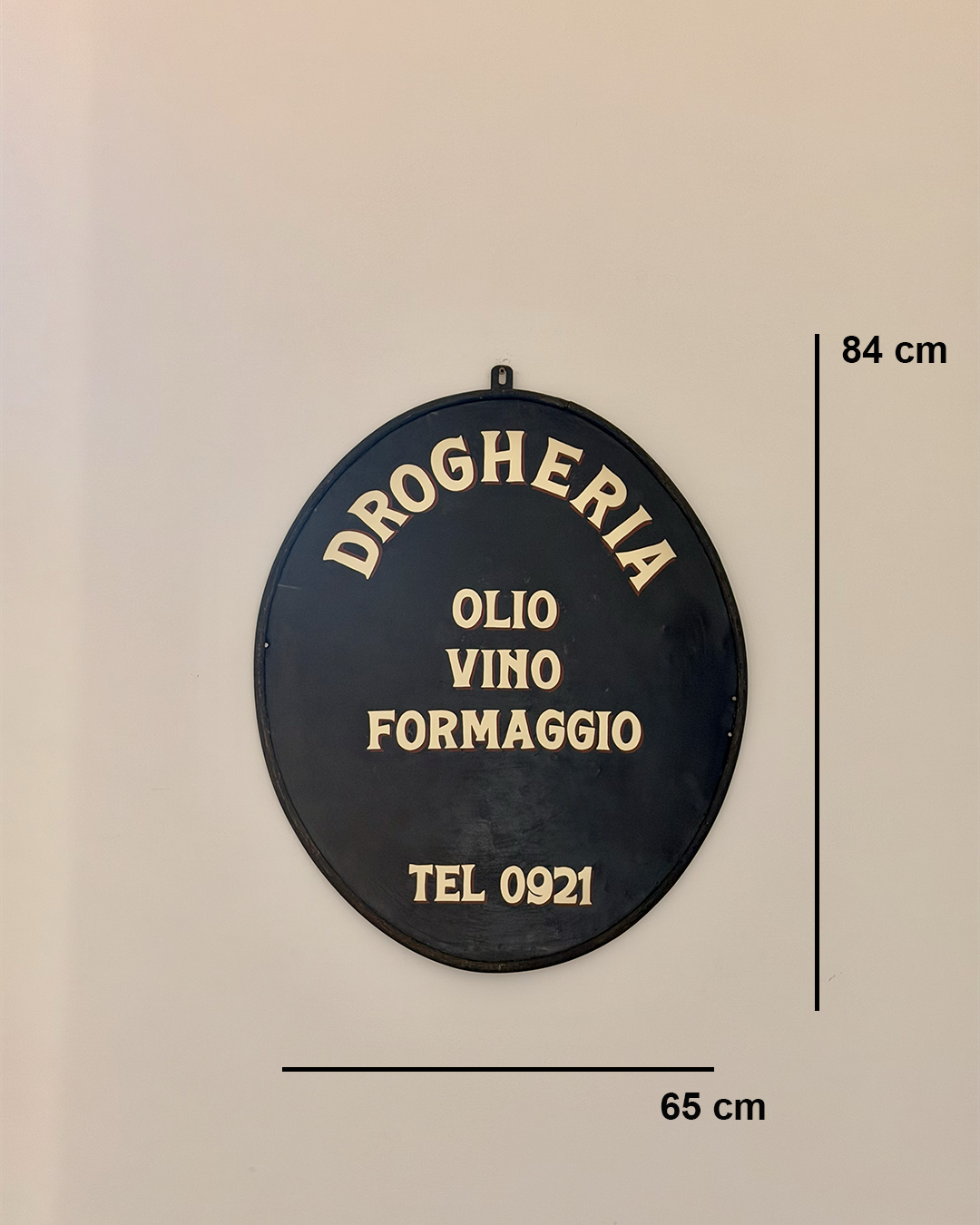 Insegna in ferro originale - Drogheria