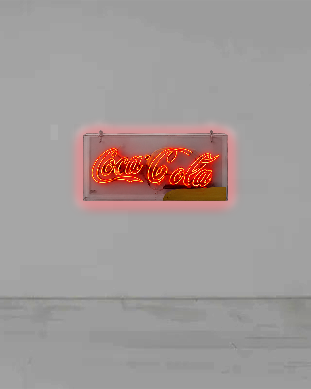Insegna luminosa originale Coca Cola