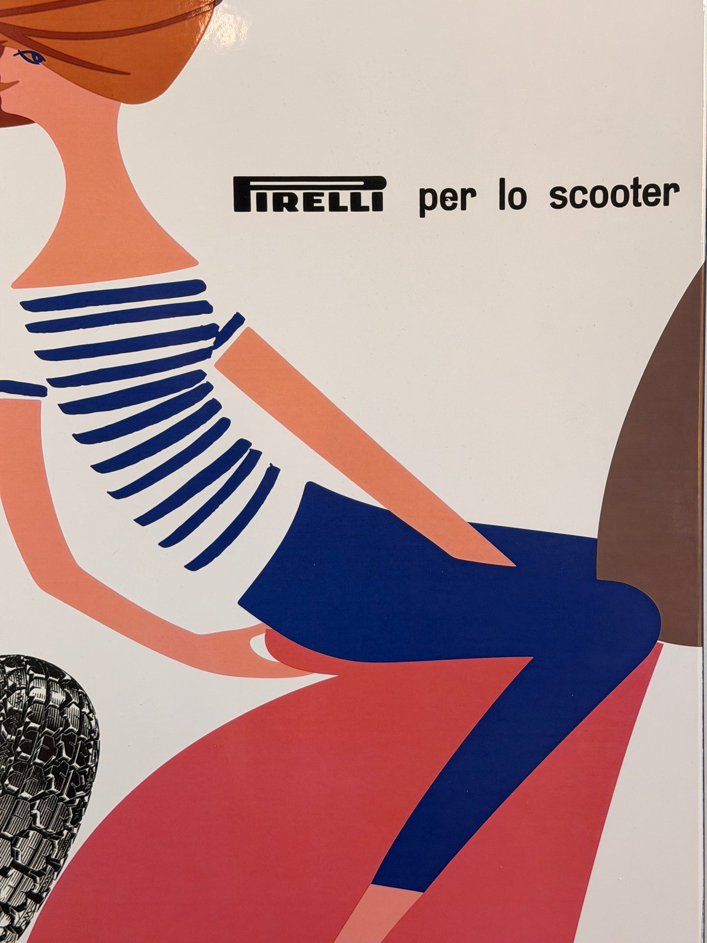 Insegna smaltata - Pirelli per lo scooter