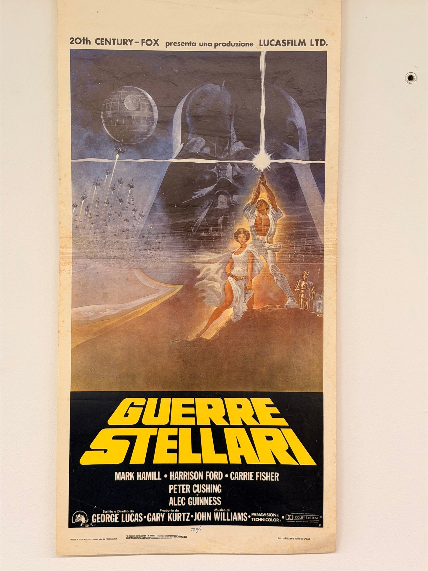 Locandina di cinema - Guerre Stellari