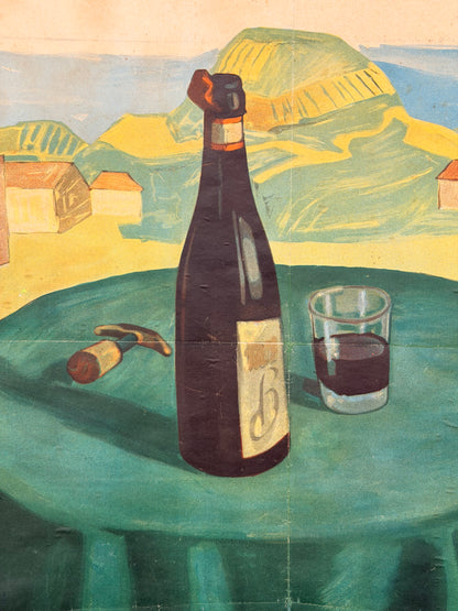 Manifesto pubblicitario originale - Fiera del Vino - Asti