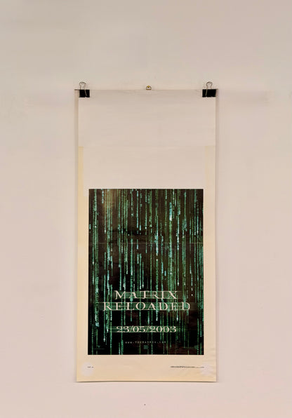 Locandina di cinema - Matrix Reloaded