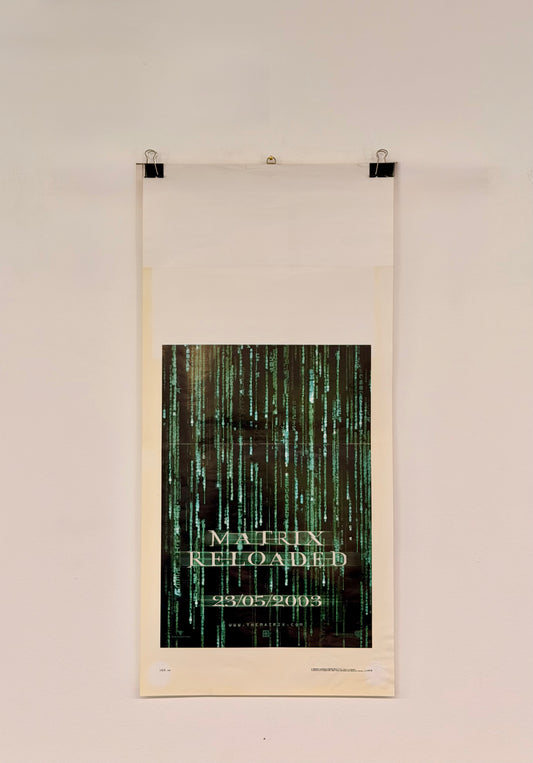 Locandina di cinema - Matrix Reloaded