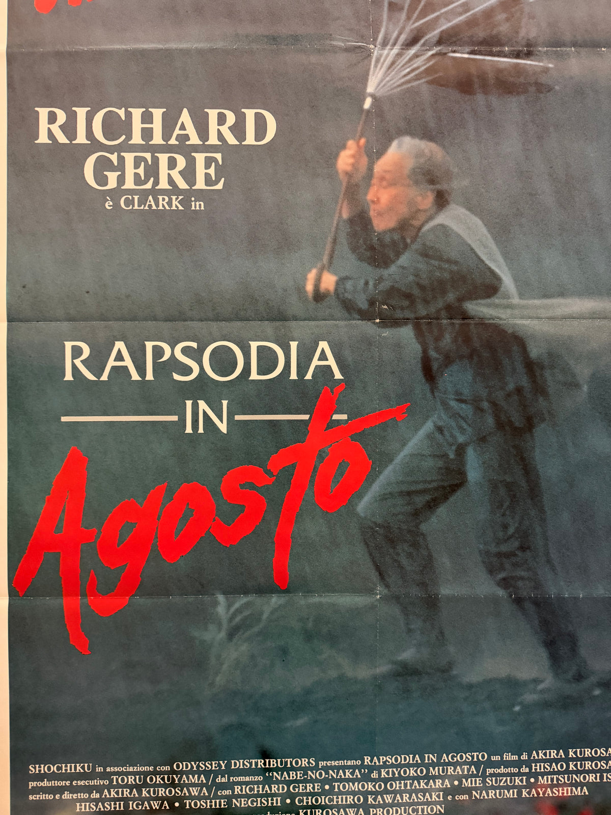 Manifesto di cinema - Rapsodia in Agosto - Richard Gere