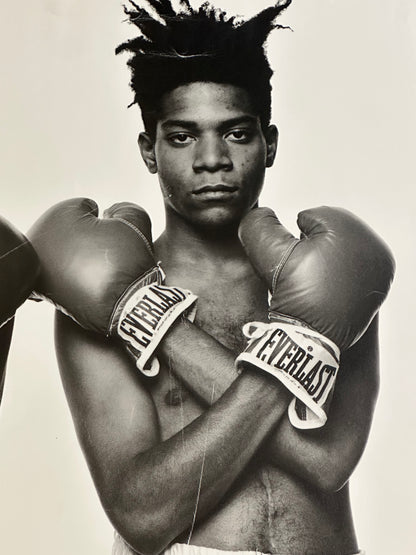 Manifesto pubblicitario originale - Warhol e Basquiat