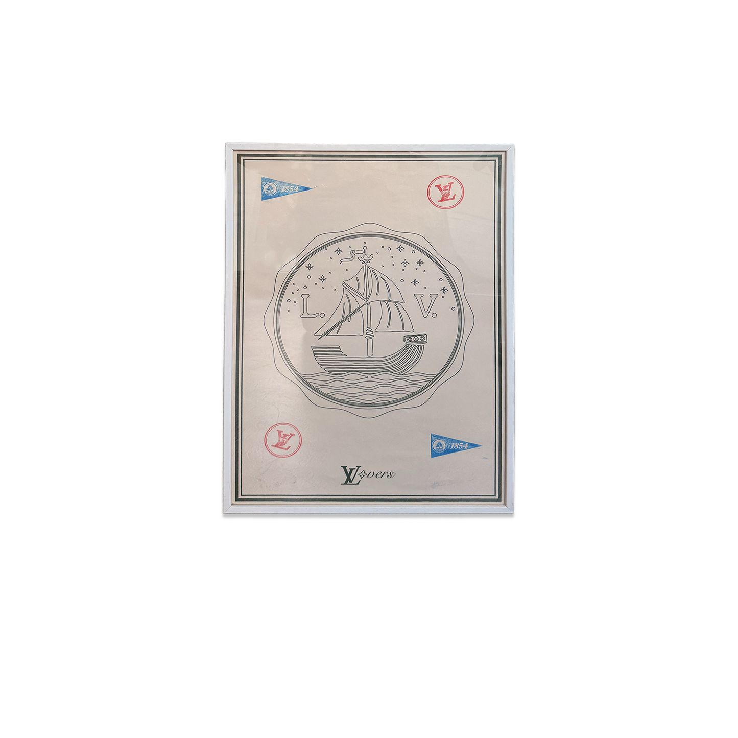 Manifesto pubblicitario originale - Louis Vuitton Lovers