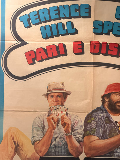 Manifesto di cinema - Pari e dispari - Bud Spencer - Terence Hill