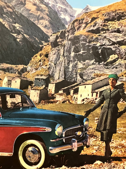 Manifesto pubblicitario originale - Fiat 1900