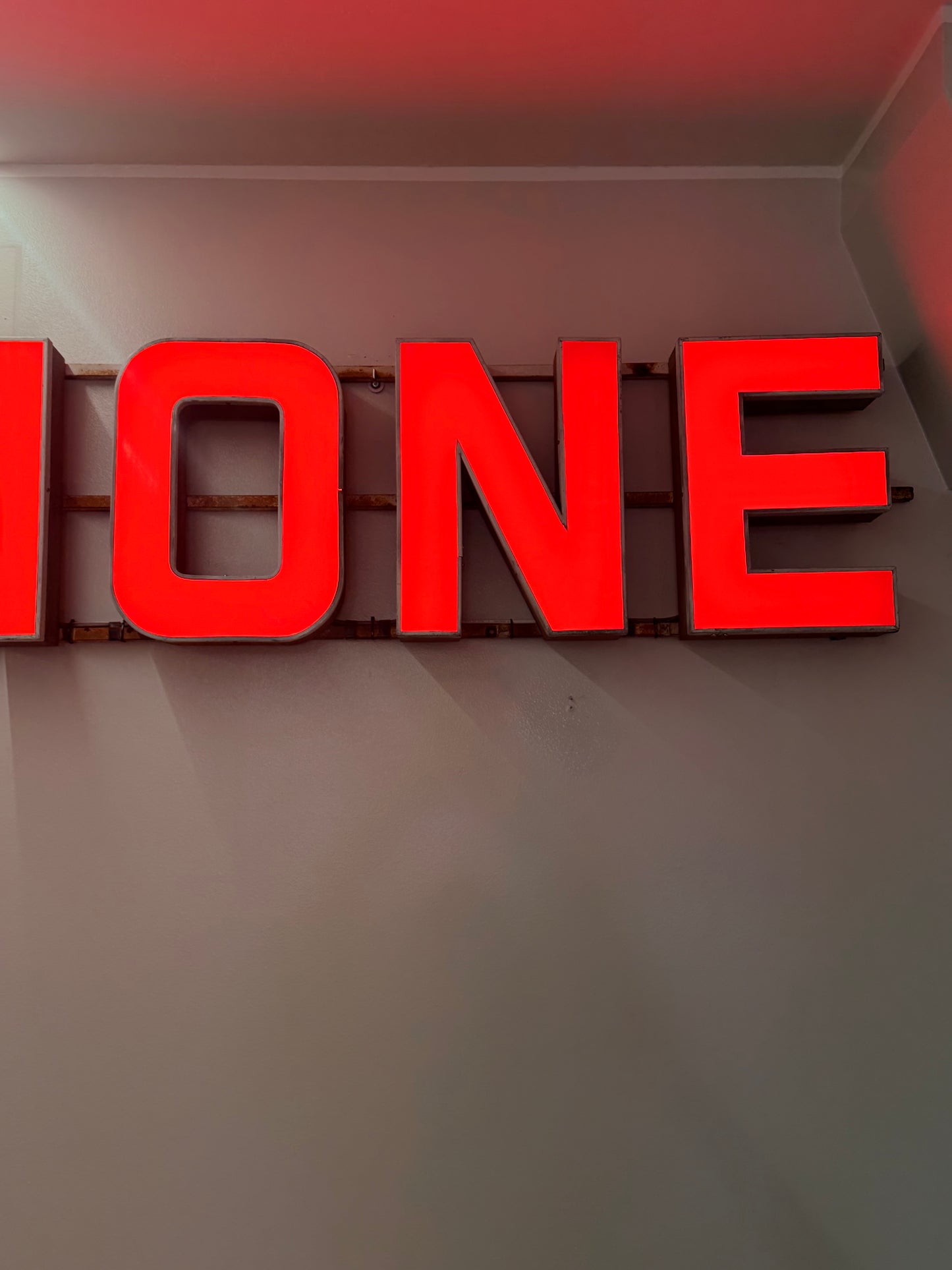 Insegna luminosa originale - Stazione