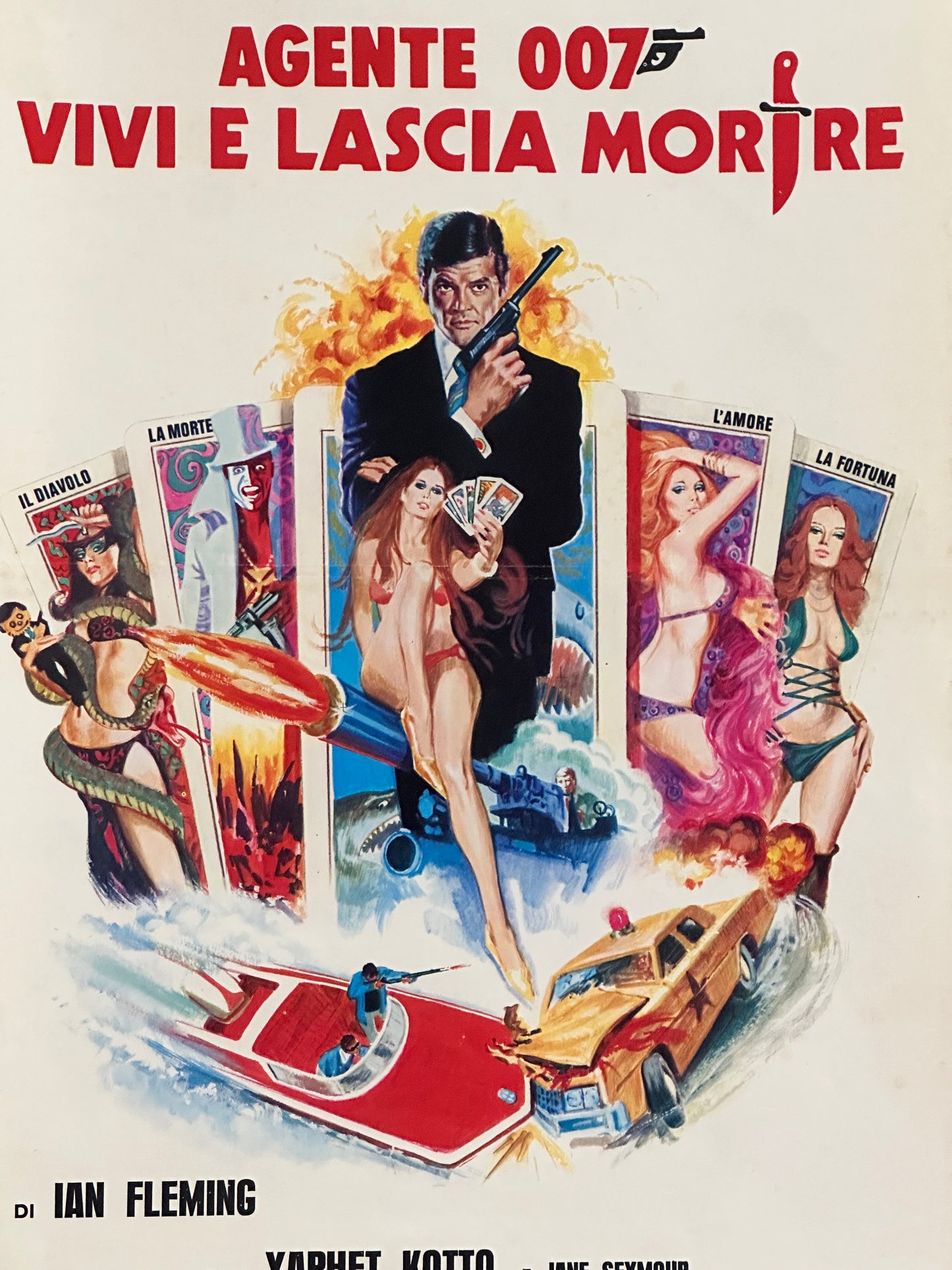 Locandina di cinema - 007 Vivi e lascia morire