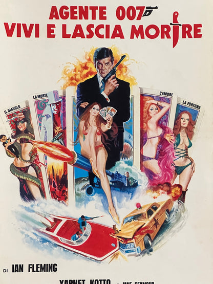 Locandina di cinema - 007 Vivi e lascia morire