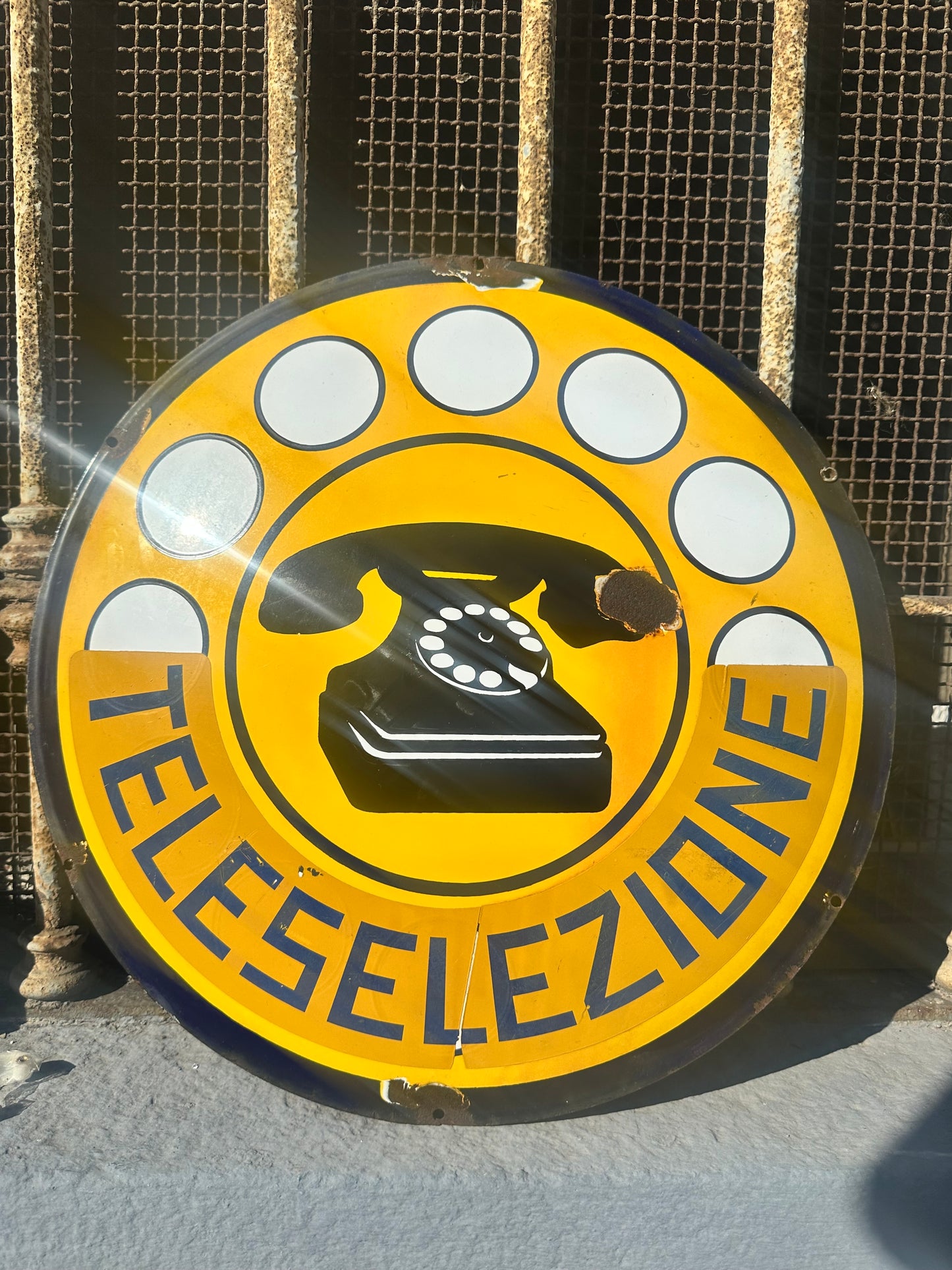 Insegna smaltata - Teleselezione