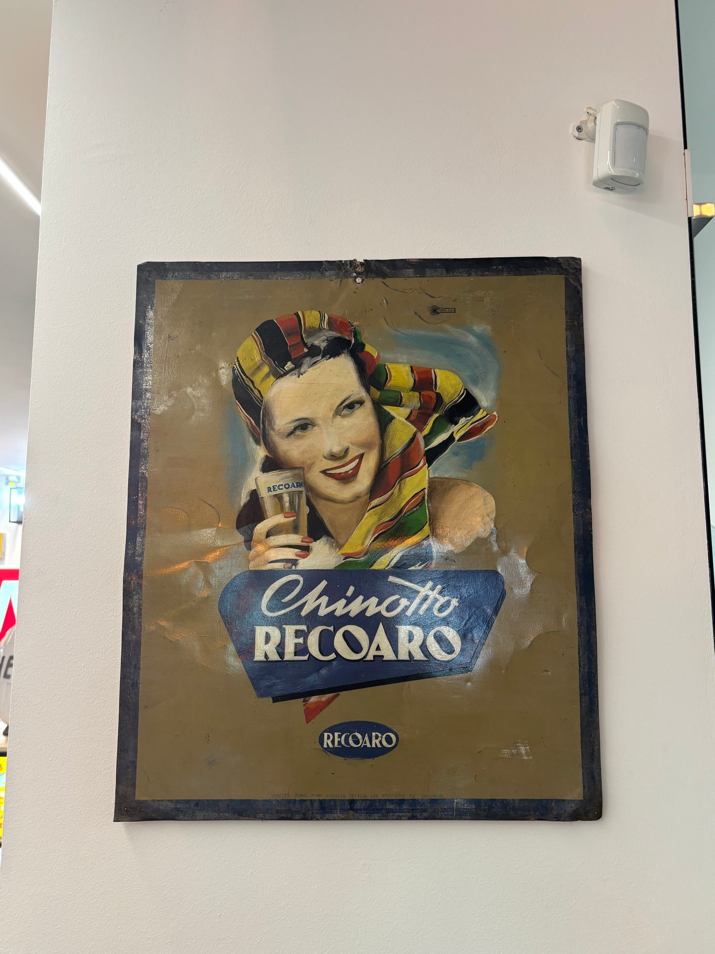 Insegna Litografata Chinotto Recoaro