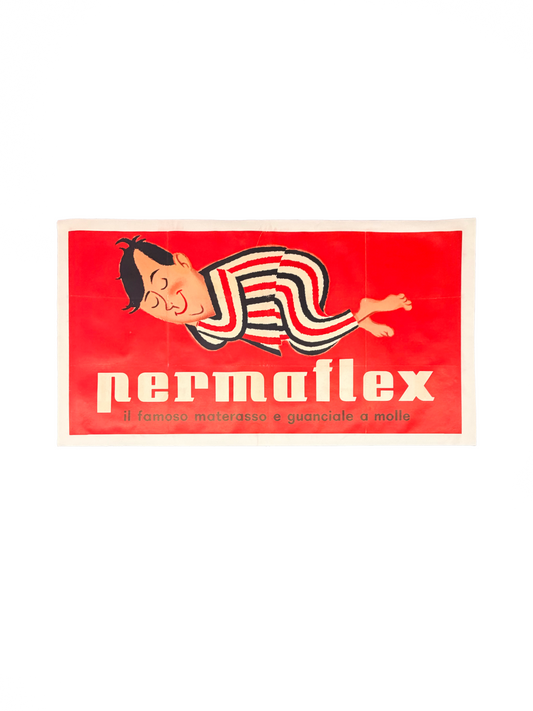 Manifesto pubblicitario originale - Permaflex