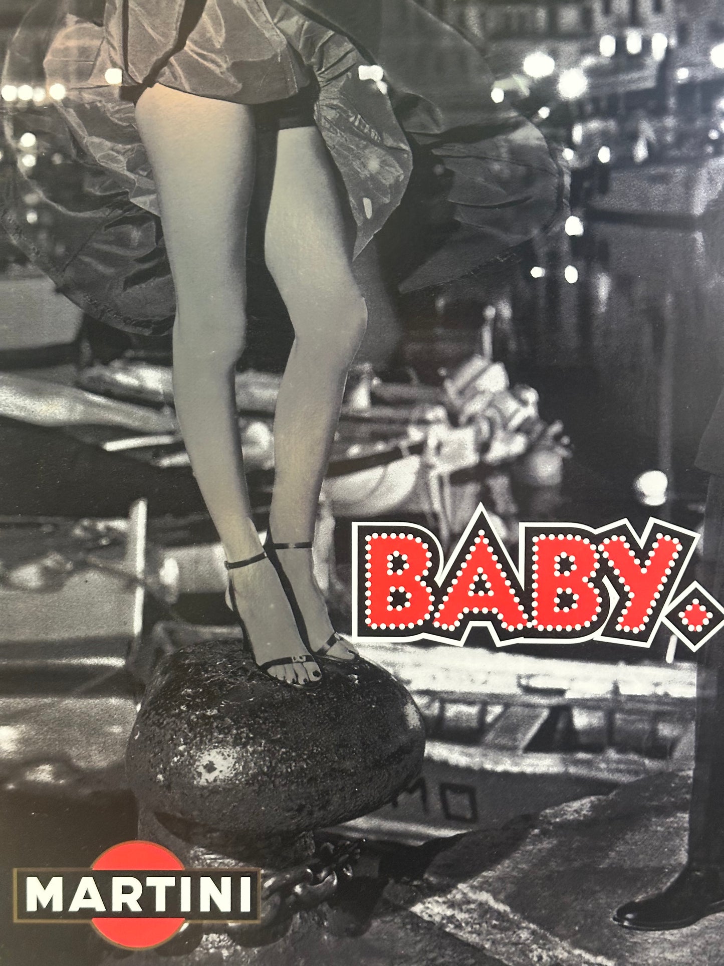 Manifesto pubblicitario originale - Martini - Go Go la Vita - Charlize Theron