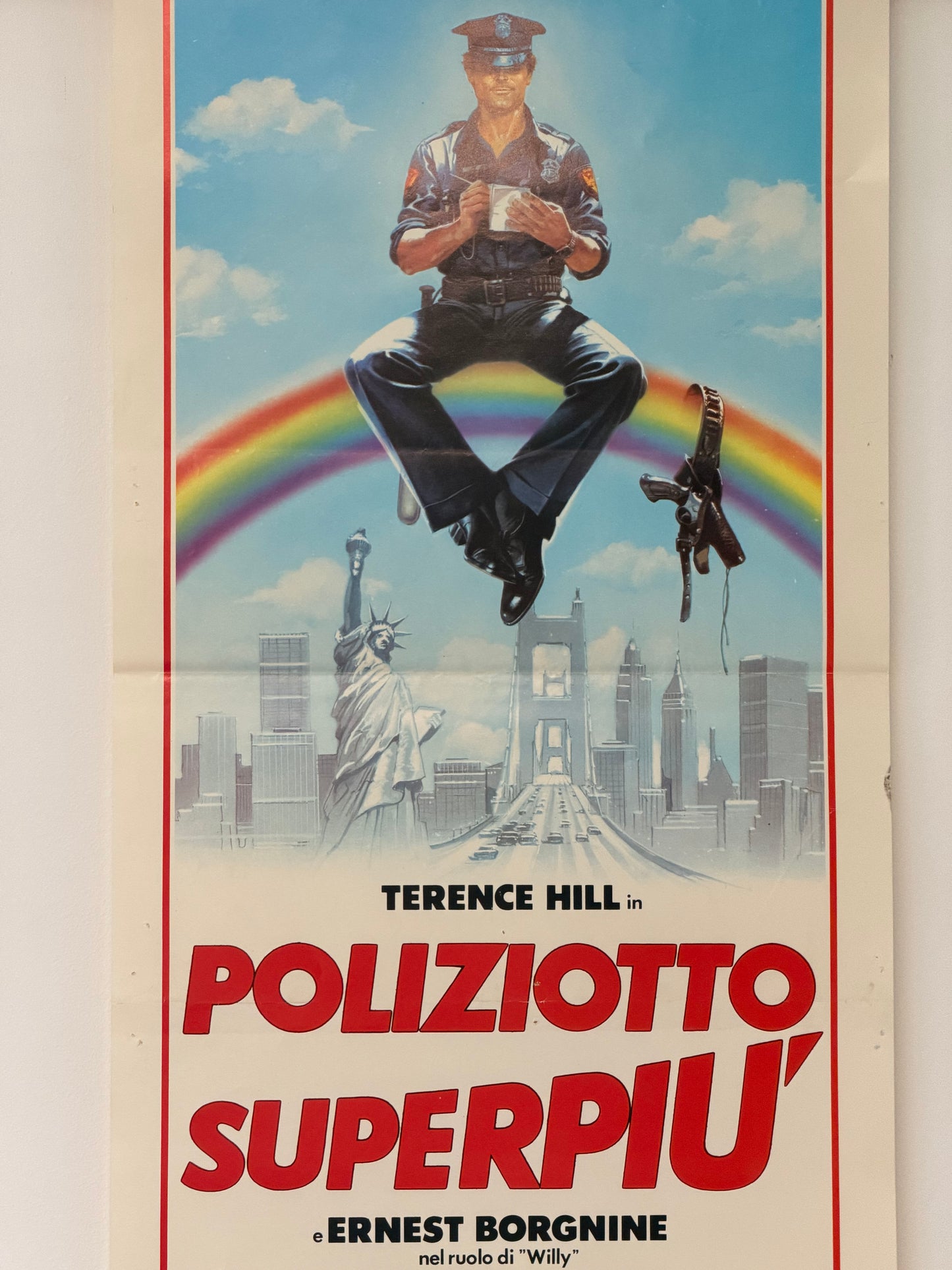 Locandina di cinema - Poliziotto super più - Terence Hill