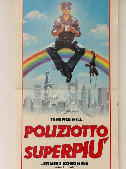 Locandina di cinema - Poliziotto super più - Terence Hill