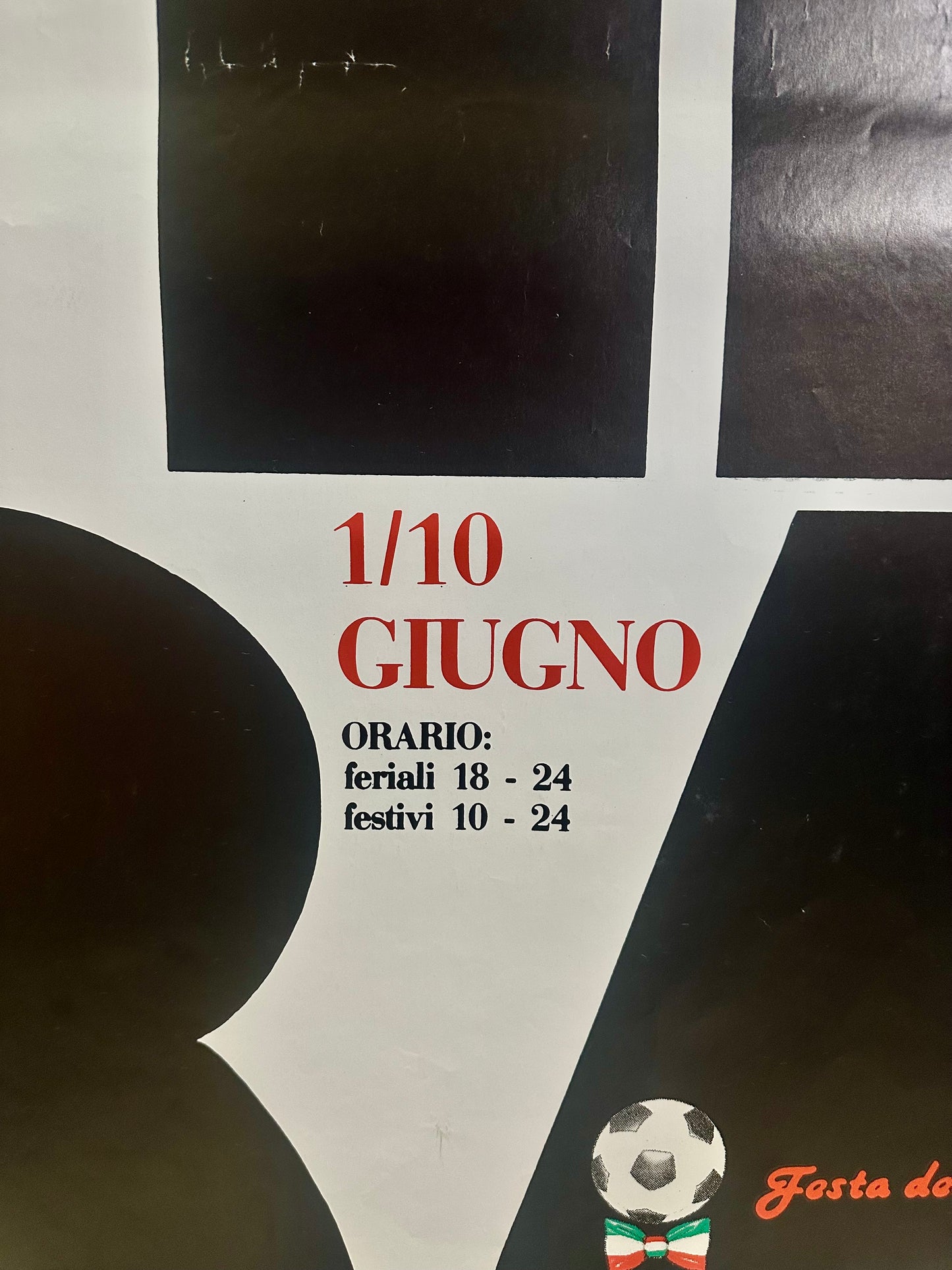 Manifesto originale pubblicitario - Campionaria internazionale di Bologna 1990