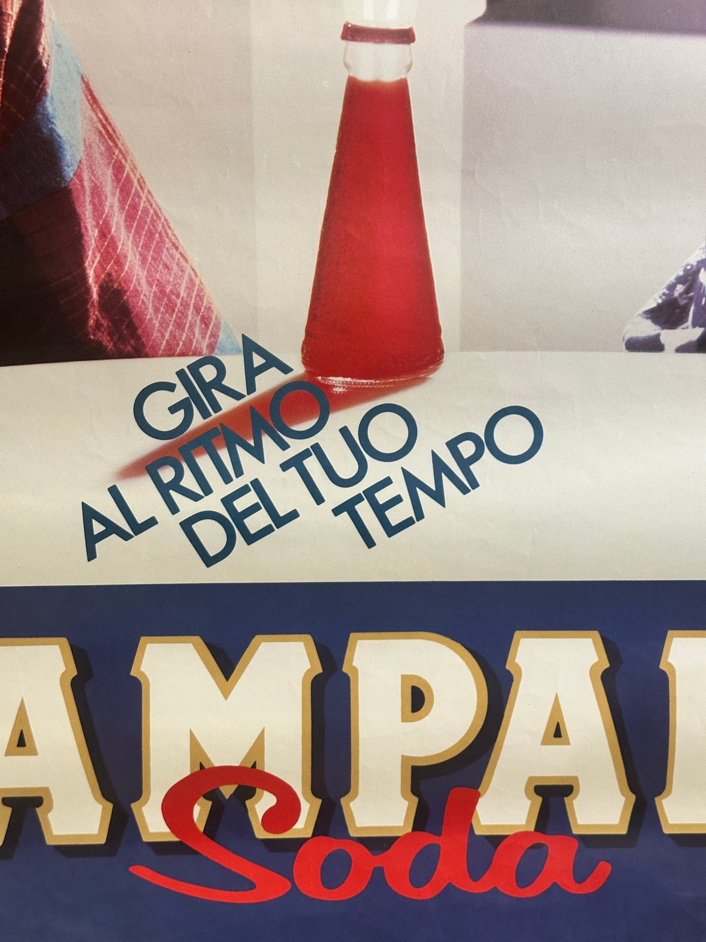 Manifesto originale pubblicitario - Campari soda