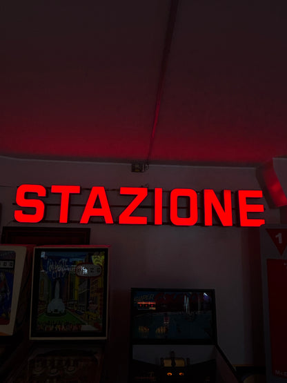 Insegna luminosa originale - Stazione