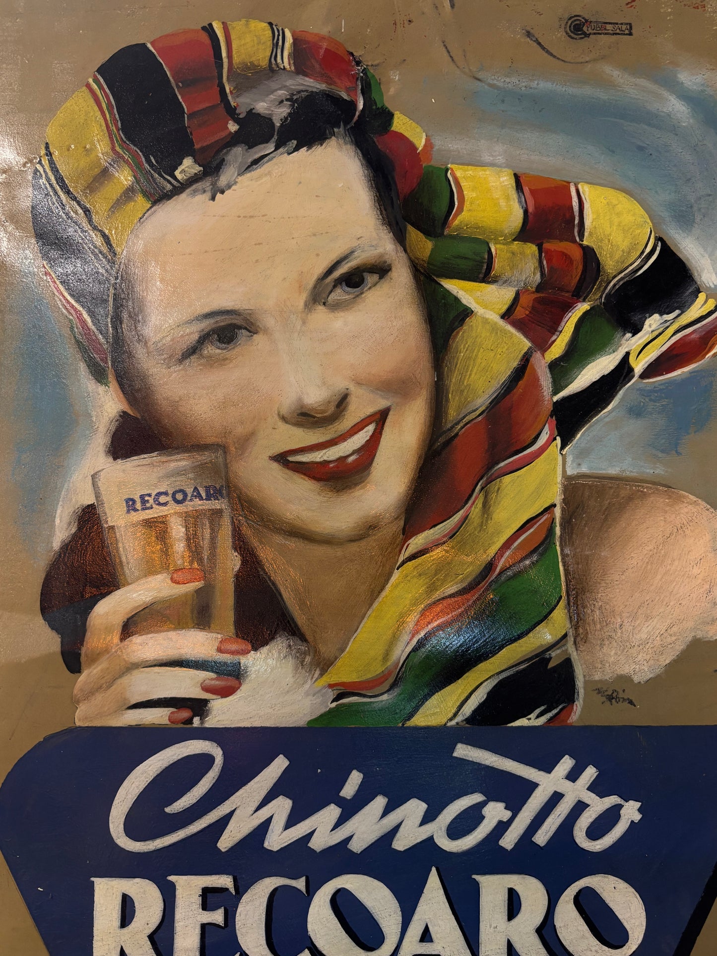 Insegna Litografata Chinotto Recoaro