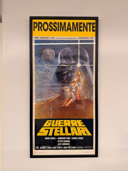 Locandina di cinema - Guerre Stellari