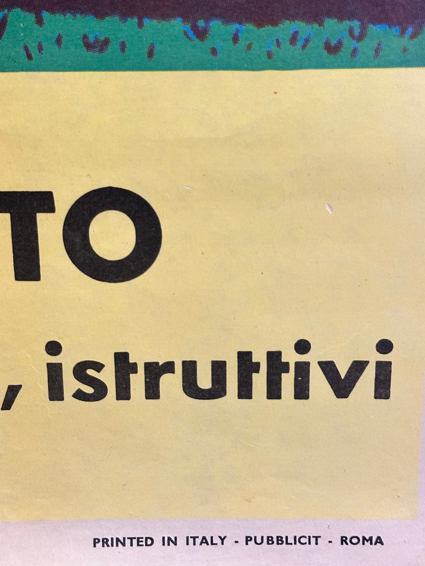 Manifesto pubblicitario originale - Ferrovie dello Stato