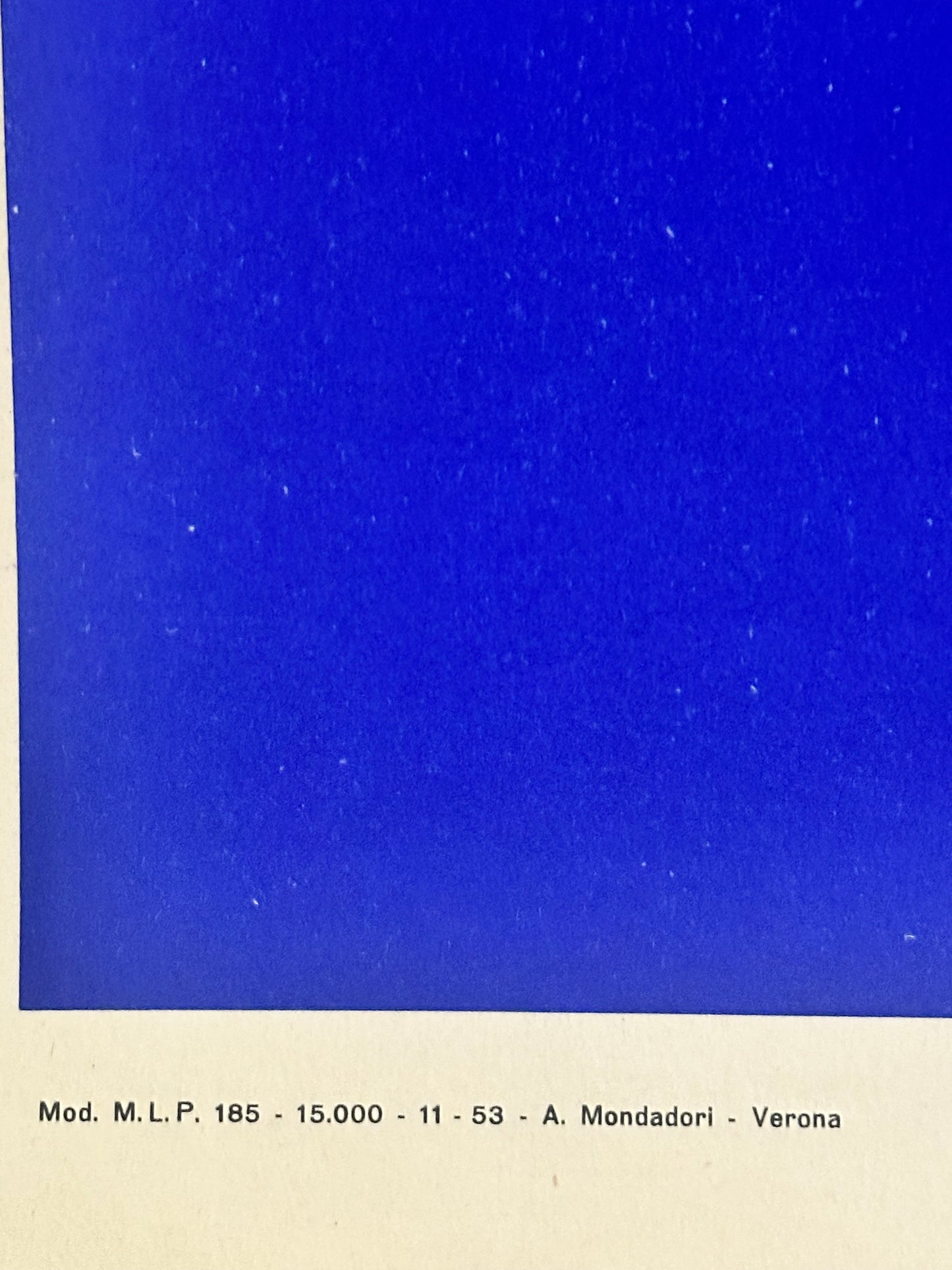 Manifesto pubblicitario originale - KOP Miralanza