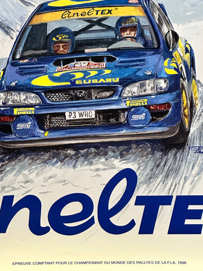 Manifesto pubblicitario originale - Rallye Monte Carlo