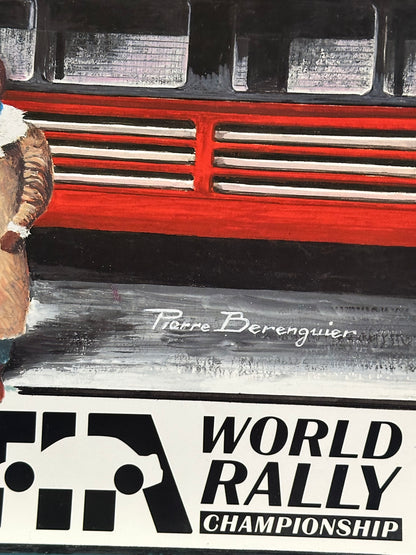 Manifesto pubblicitario originale - Rallye Monte Carlo