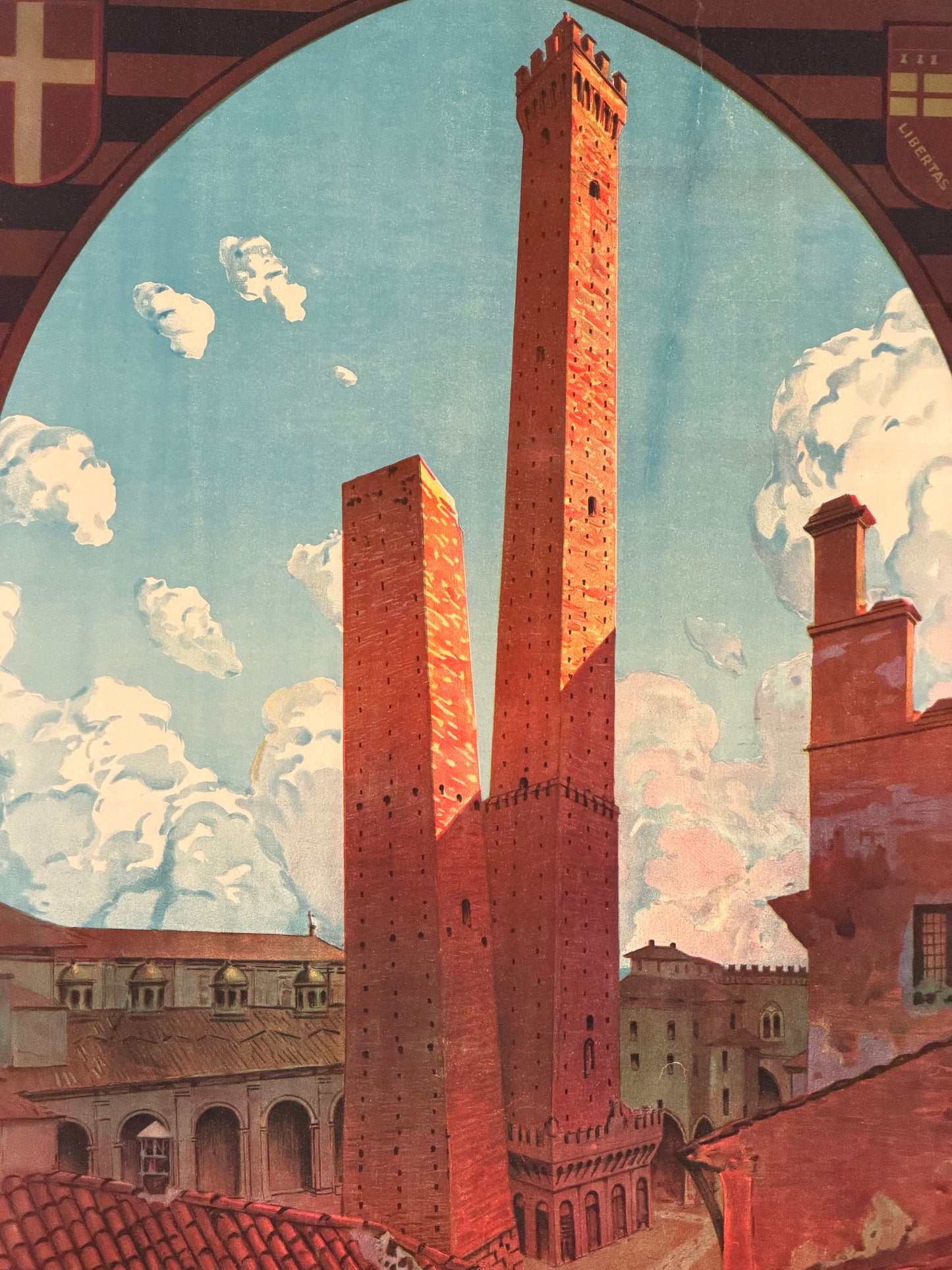 Manifesto pubblicitario originale - Bologna ENIT