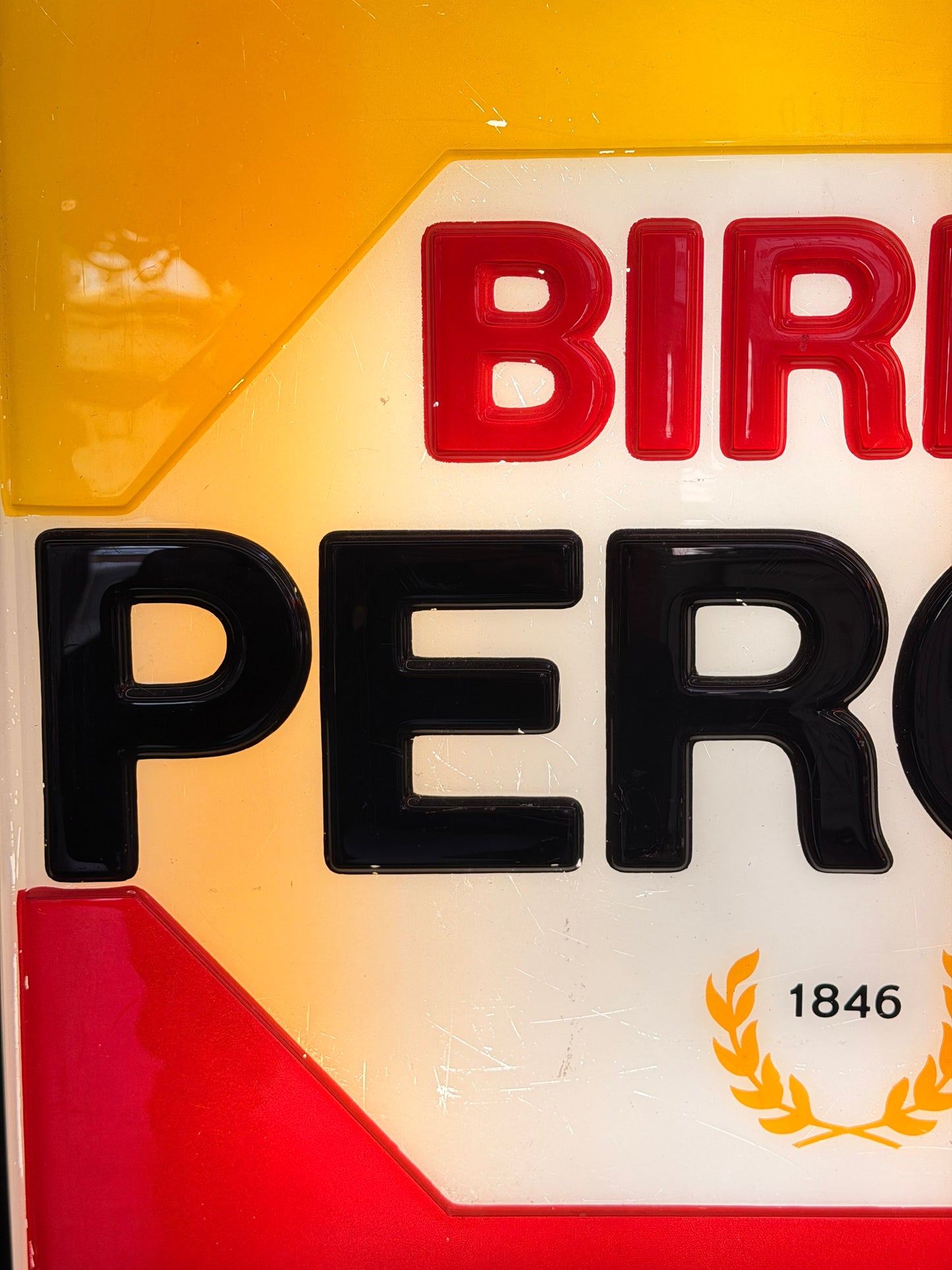 Insegna termoformata originale - Birra Peroni