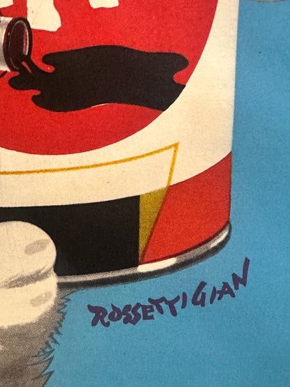 Manifesto originale pubblicitario - Tintal colorificio Max Mayer - Milano