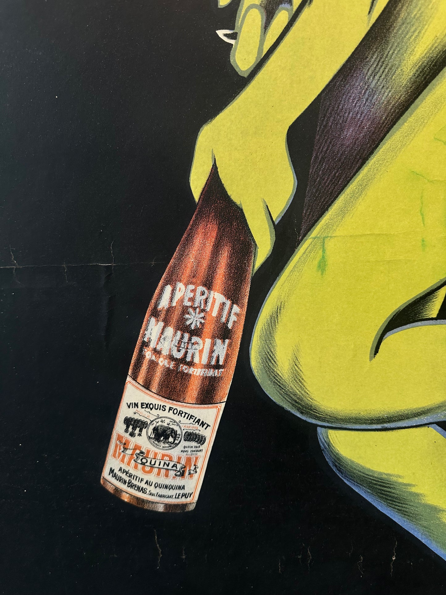 Manifesto pubblicitario originale - Maurin Quina