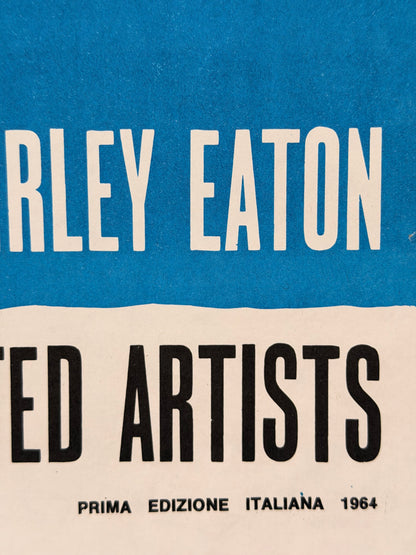 Manifesto originale di cinema - 007 Missione Goldfinger - Sean Connery