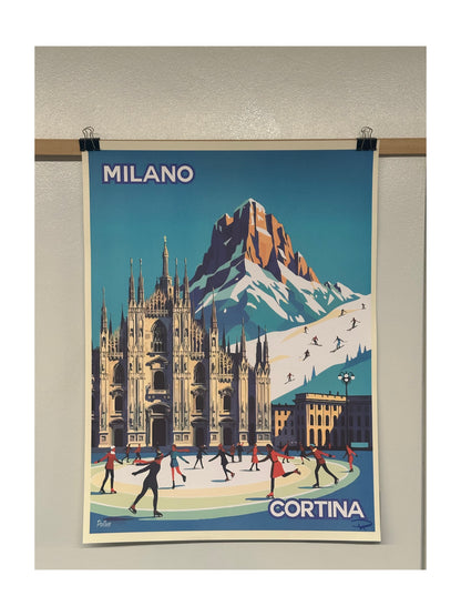 Manifesto pubblicitario - Milano Cortina 2026