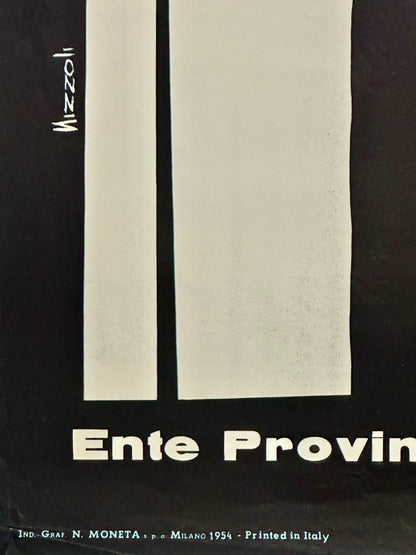 Manifesto pubblicitario originale - Milano ENIT