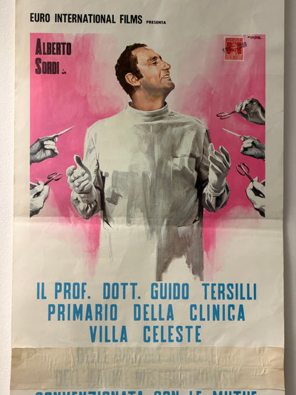 Locandina di cinema - Il Dott. Prof. Guido Tersilli